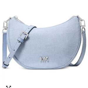 Michael Kors Kyla Small Hazy Blue Convertible Crossbody